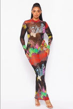 Load image into Gallery viewer, Peek A Boo Mesh Dress