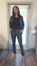 Load image into Gallery viewer, Positioned With Purpose Rhinestone Pinstripe Pants