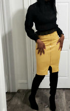 Load image into Gallery viewer, Marked With Grace Mustard Skirt