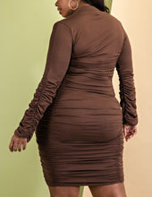 Load image into Gallery viewer, Zhari Ruched Dress - Plus Size
