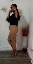 Load image into Gallery viewer, Slayed Faux Leather Joggers