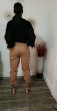 Load image into Gallery viewer, Slayed Faux Leather Joggers
