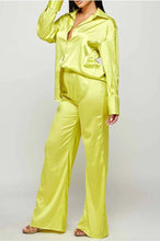 Load image into Gallery viewer, For the Beauty of It Satin Two Piece Pants Sets
