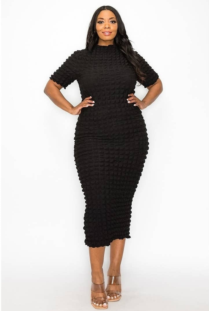 Dazzled in Elegance Dress - Plus Size