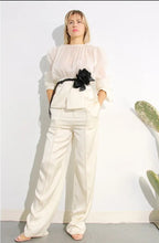 Perfect & Posh Satin Pants and Blouse Set