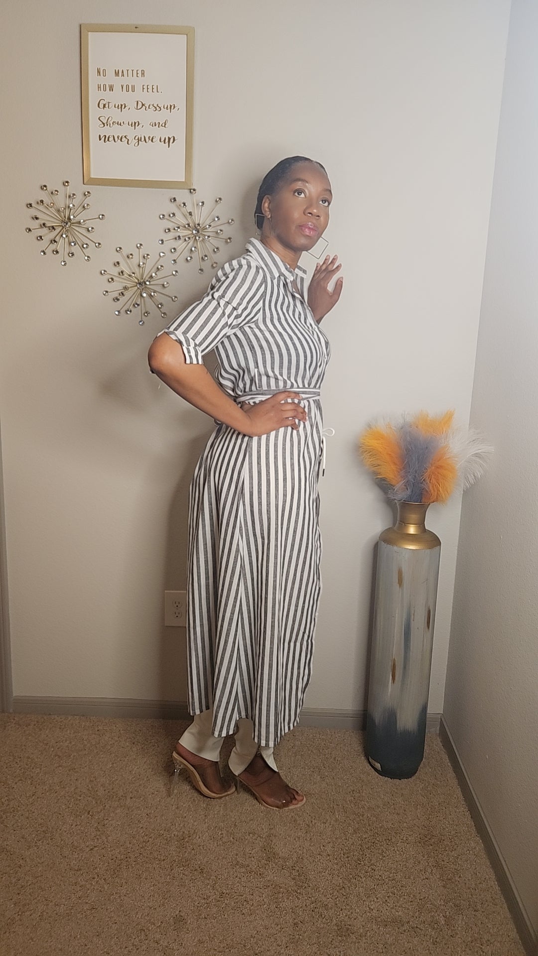 The “Do It All” Striped Shirt Dress - COMING SOON