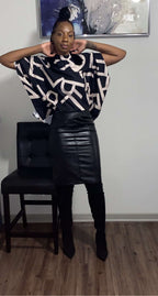 It's Only Me Poncho Blouse