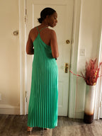 Pleated Maxi Dress