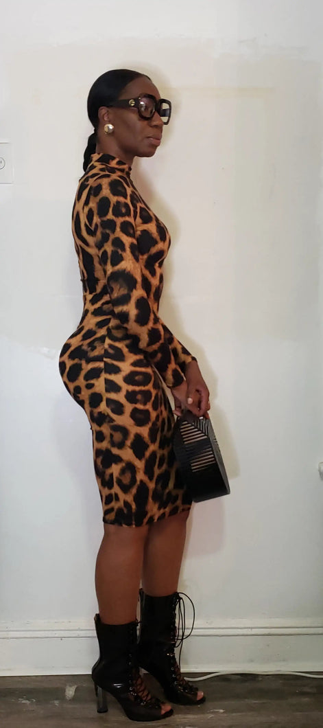 Bold & Beautiful Leopard Dress