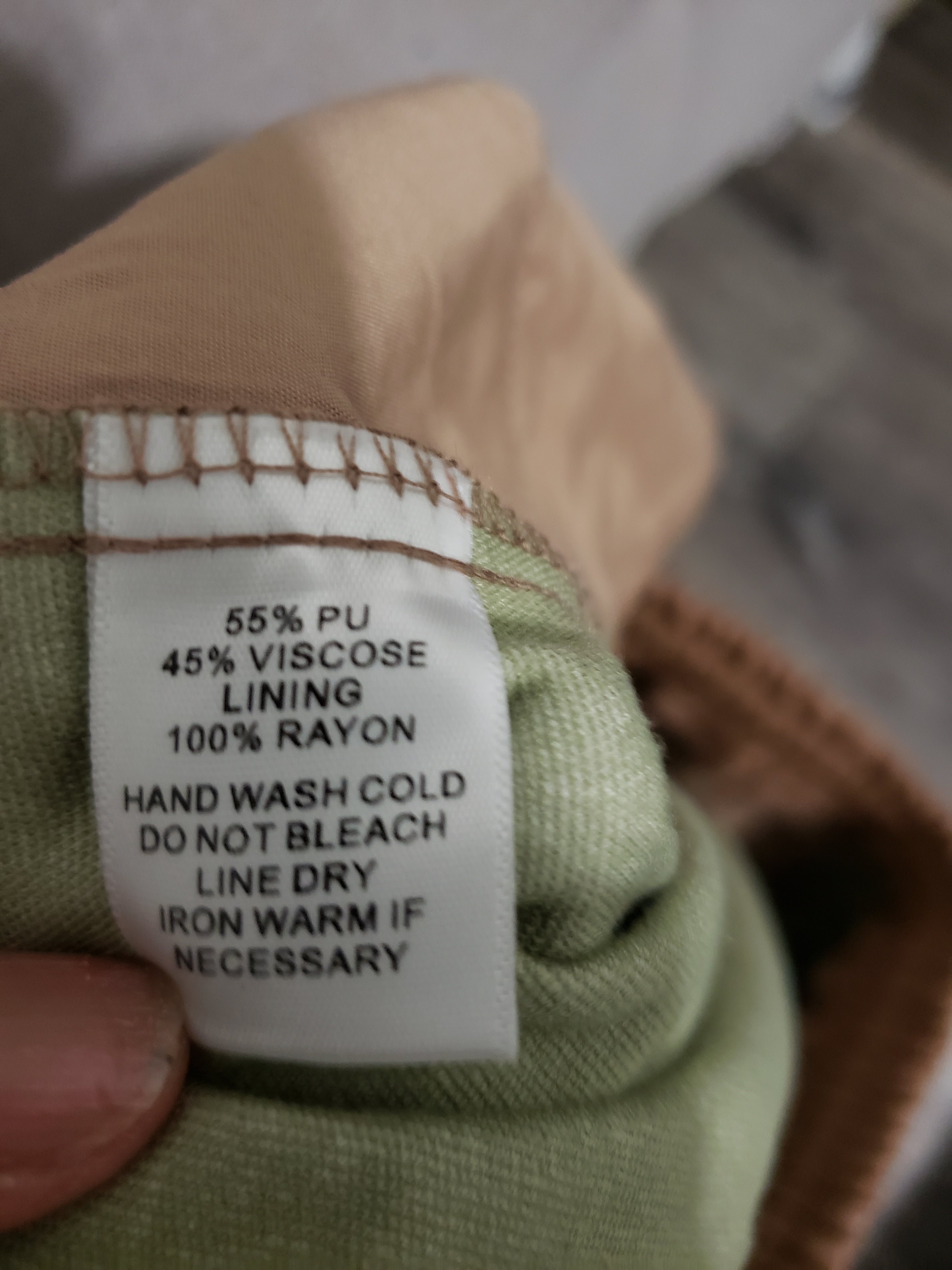 Slayed Faux Leather Joggers