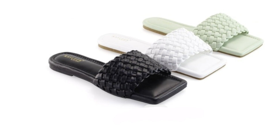 Step in Comfort Woven & Banded Slides