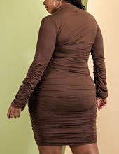 Load image into Gallery viewer, Zhari Ruched Dress - Plus Size
