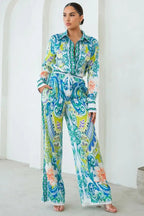 Spring Bloom Two Piece Pants Set