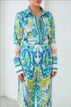 Spring Bloom Two Piece Pants Set