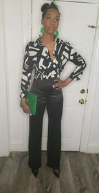 Suited Satin Tuxedo Pants