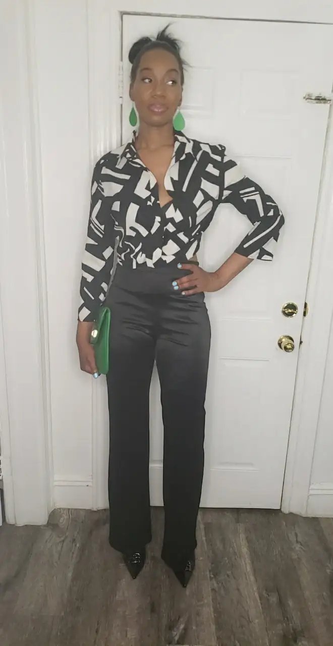 Suited Satin Tuxedo Pants