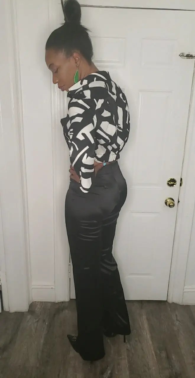 Suited Satin Tuxedo Pants