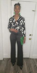 Suited Satin Tuxedo Pants